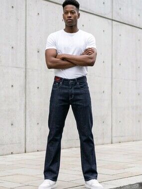 Rock & Republic Men’s Dark Wash Jeans Size 36 Y2K Designer Denim